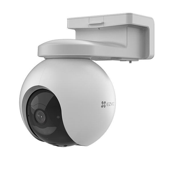 EZVIZ 3MP (2K) Outdoor PT 4G Security Battery Camera. 2-Way Talk, Panoramic 360 View, Smart Human Detect, Built-in 10400mAh Rechargable Battery, Active Defense, SD Card Slot.