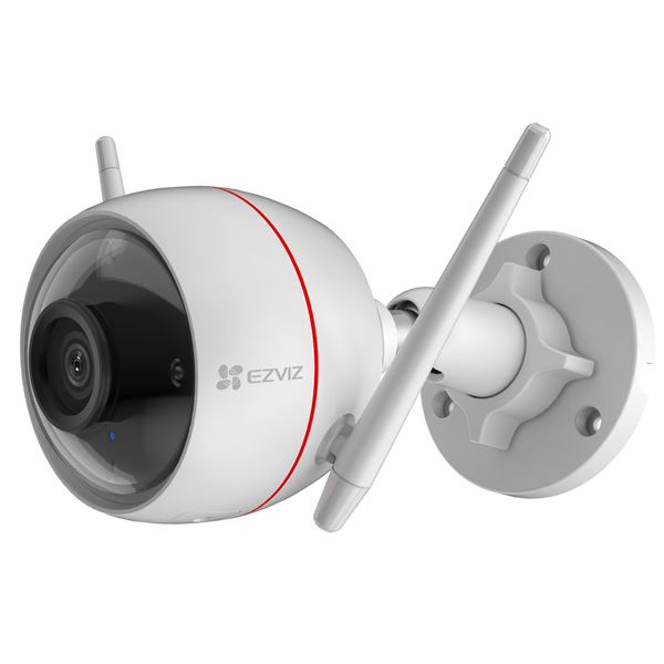 EZVIZ C3W PRO 2MP Outdoor WiFi Smart Home Camera with Colour Night Vision. 2.8mm Lens, 1/2.7" Progressive Scan CMOS Smart H.264/H.265, 3D DNR, Digital WDR, Max 30FPS, Micro SD Card Slot 256G