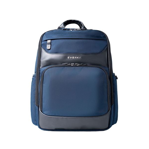 EVERKI Onyx Navy Laptop Backpack. Up to 17.3". Travel Friendly, Hard-Shell, Quick-Access Sunglass Case, RFID Protection, Lifetime Warranty.
