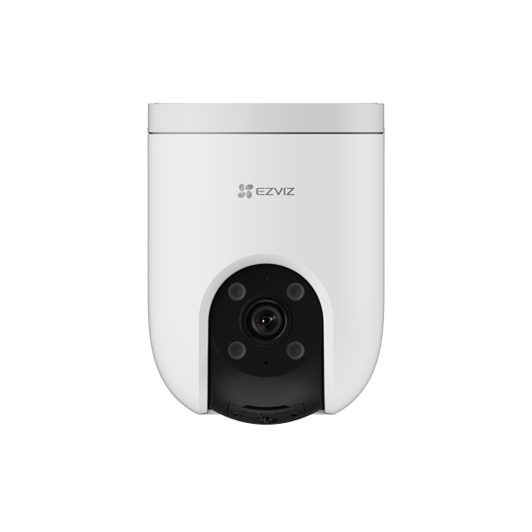 EZVIZ H8C 4MP Outdoor WiFi Wired PT Security Camera with 360-Degree FoV 1/2.7" Progressive Scan CMOS, 4mm Lens. 3D DNR, Digital WDR, H.265 / H.264, Colour Night Vision. MicroSD card slot (Max. 512 GB).