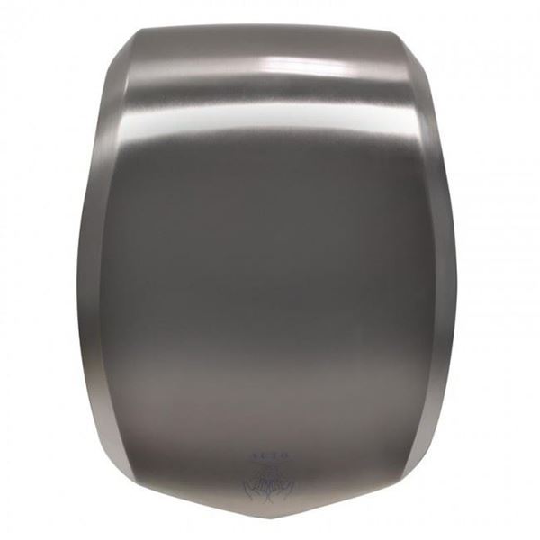 JETDRYER 3D 800W Hygienic Hand Dryer with Hands-Free Auto-Sensing. High-Speed Airflow Dries Hands in 10 Seconds. Quiet 70dBA at 1m. Easy Secure Wall-Mount. 60 Sec Auto Shut IP22. 3-Pin Plug. Stainless Steel.