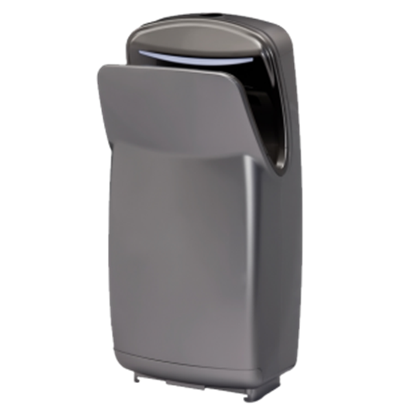 JETDRYER Executive 2 1000W Hygienic Auto-Sensing Hand Dryer. Dries Hands in 10 Seconds. HEPA Filter, Quiet 70dBA, 20 Seconds Auto-shut Off, Removable Drip Collection Tray. Silver Colour.
