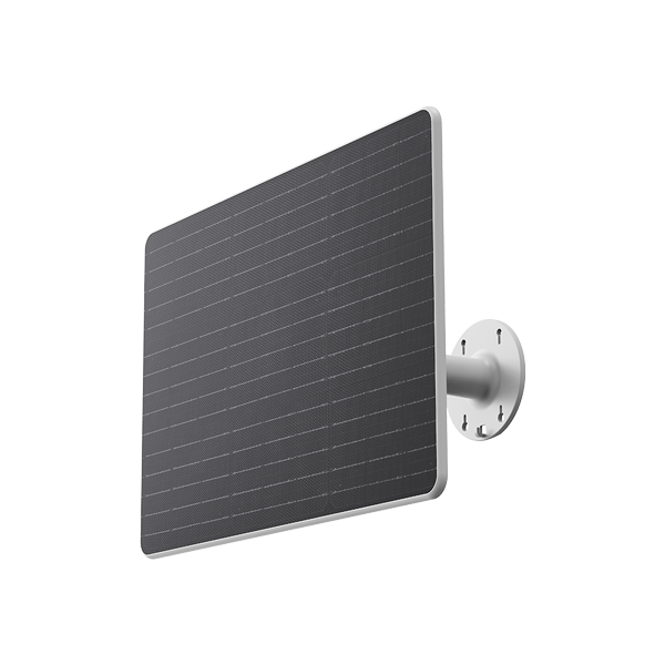 EZVIZ 24W Solar Charging Panel with Built-in 5000mAh Battery. IP65 Weather Proof, 1x USB-C Input, 2x USB-A Output Ports, Continuous Power Supply.