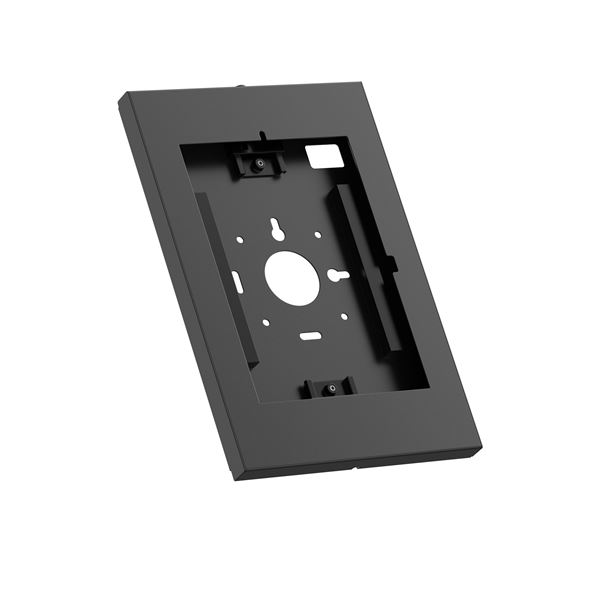BRATECK Anti-Theft Enclosed Tablet Wall Mount Bracket with Key - Black Anti-skid Pad Prevent Scraches, VESA Compatible. Compatible with Most 9.7” to 11” Tablets, Including iPad 5,iPad Pro,IPad Air 10.5",10.9