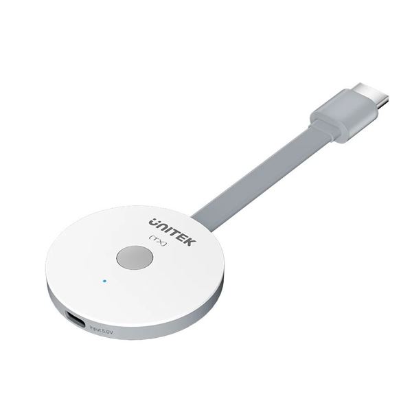 UNITEK Wireless HDMI Additional Transmitter for V1183A Supports Res up to 1920x1080@60Hz, Transmit up to 50m, Plug & Play, Supports Android OS/Windows OS/iOS /Mac OS.
