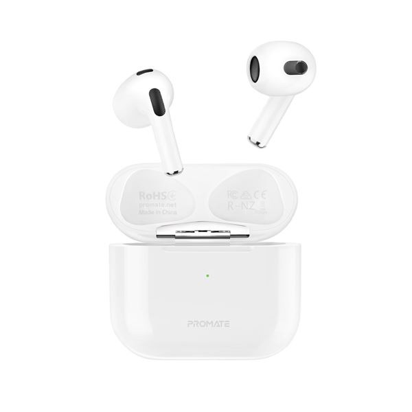 PROMATE In-Ear Bluetooth Earbuds with Intellitouch and 350mAh Charging Case. Built in Microphones and Noise Isolation. Up to 5 Hours Playback. Smart Auto-Pairing. STOCK CLEARANCE SAVE UP TO 20%