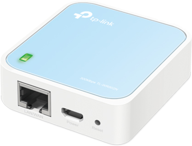 300Mbps Wireless N Nano Pocket Router, Qualcomm, 2T2R, 2.4GHz, 802.11b/g/n, 1 Ethernet Port, 1 Micro USB port, 2 internal antennas, Outside AC adapter</br></br>