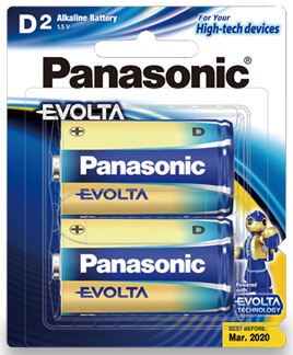 Premium, long-lasting batteries. 1.5v