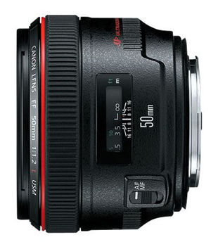 EF 50mm f/1.2L USM, 50mm Focal Length, 72mm Filter, EF Mount, Full Frame