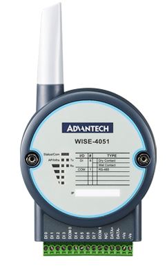 8-ch digital input with 1-port RS-485 for Modbus devices</br>2.4GHz Wi-Fi reducing the wiring cost during big data acquisition</br>Easily extend the existing network by adding APs, and share existing Ethernet software</br>Configured by mobile devices directly without installing any software or Apps</br>Zero data loss using the log function with RTC time stamp</br>Data can be automatically pushed to Dropbox or computer</br>Supports RESTful web API in JSON format for IoT integration