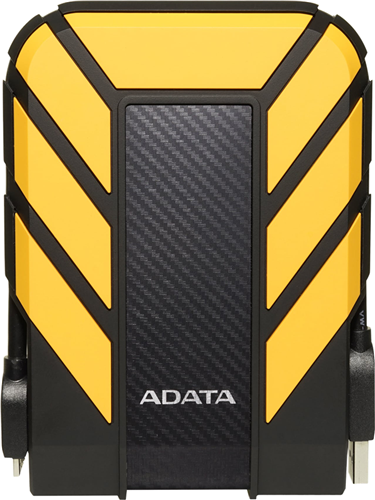USB3.1 USB Type A, IP68 Rated, Yellow, 1TB, 2.5" External Hard Drive. 270g, 98.5x133.3x21.5</br>SMR technology - not suitable for backups or other heavy write workloads.