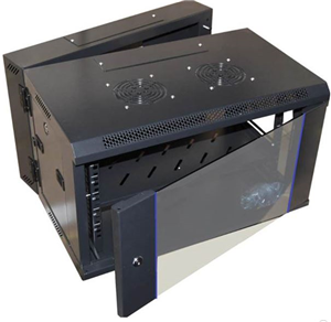 DIGITUS 12U SWING WALL CABINET 635X600X550MM H*W*D</br>Dual Fan Kit </br>Fixed Shelf x 1</br>Front single Glass  </br>Pre-Built</br>Cage Nuts</br>Swings out from right hand side</br></br>