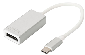 The USB-C to DisplayPort Adapter allows you to connect an extra display to your desktop or laptop's USB-C port. USB-C port must support DP Altmode. 20cm cable, VL100 Chipset