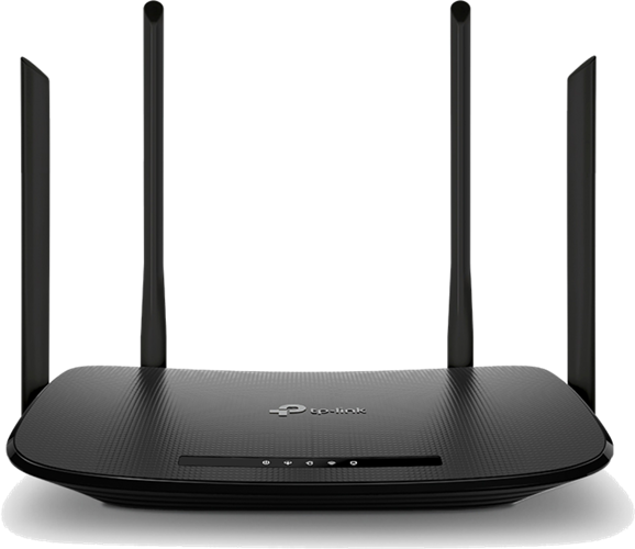 AC1200 Wireless Dual Band VDSL/ADSL/Fibre Modem Router, 10/100Mb WANLantiq + MediaTek, 802.11ac/a/b/g/n, 867 Mbps at 5GHz + 300Mbps at 2.4GHz, 4 GE Ports, 2 USB 2.0 Ports, 3 detachable antennae