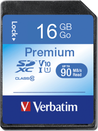 Fast class 10, 16GB, Ultra Compatible, Verbatim SDHC Cards are designed to be used in compatible digital cameras, portable music players, camcorders, smart phones, PC's or other consumer applications.