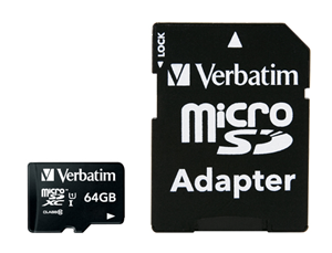 Currently the smallest form factor of memory card available, the microSD memory cards are designed especially for mobile phones, this tiny memory card consumes very little power, therefore preserving the battery life of your mobile phone. It can also be used in GPS devices, MP3 players, digital cameras and PDA's. Includes a SD adaptor, making it easier to transfer your data to your PC, Speed Class 10 UHS-I rated, Read Speed: up to 45MB/Sec, Write Speed: up to 10MB/Sec</br>