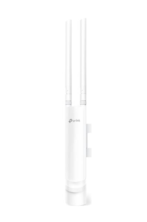 1167Mbps Wireless AC Outdoor Access Point, 300Mbps at 2.4GHz, 867Mbps at 5GHz, 802.11b/g/n, 1 10/100Mbps LAN, 802.3af PoE Supported, Centralized Management, Captive Portal, Multi-SSID, High Power external omni antennas, Pole Mounting, Omada SDN Management</br>