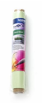 Use to create stencils with your Brother ScanNCut machine. Reusable and self-adhesive. Affix cut stencil design directly to desired projects. For best results use on smooth surfaces. Great for home décor, paper projects, and fabric art!