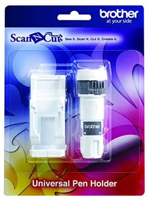 Universal Pen holder - for use with various pens and writing instruments - of minimum length 70mm and a diameter between 9.6mm and 11.4mm.</br>Compatible with Scan N Cut CM110 (BSC110) and CM900 (BSC900).