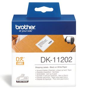 62mm x 100mm, 300 Labels Per Roll</br>Compatible With: QL500W, QL700, QL720NW, QL580N, QL650TD, QL1050