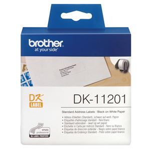 29mm x 90mm, 400 Labels Per Roll</br>Compatible With: QL500W, QL700, QL720NW, QL580N, QL650TD, QL1050