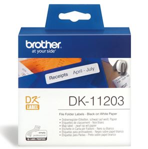 17mm x 87mm, 400 Labels Per Roll</br>Compatible With: QL500W, QL700, QL720NW, QL580N, QL650TD, QL1050
