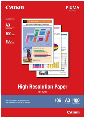 A3 High Resolution Paper (106 gsm / 100 Sheets), Matte finish paper, ideal for everyday printing