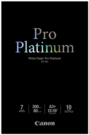 A3+, 10 Sheets, 300GSM - This professional grade high gloss paper achieves rich, deep blacks with bright, vivid photographic results. With wide colour reproduction, this glossy heavyweight paper produces image quality which is crisp and sharp