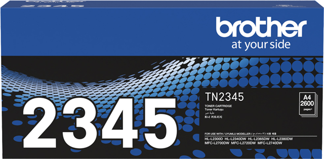 Compatible With: HLL2300D, HLL2340DW, HLL2365DW, HLL2380DW, MFCL2700DW, MFCL2720DW, MFCL2740DW</br>Yield ~2,600 Pages (at 5% Coverage)