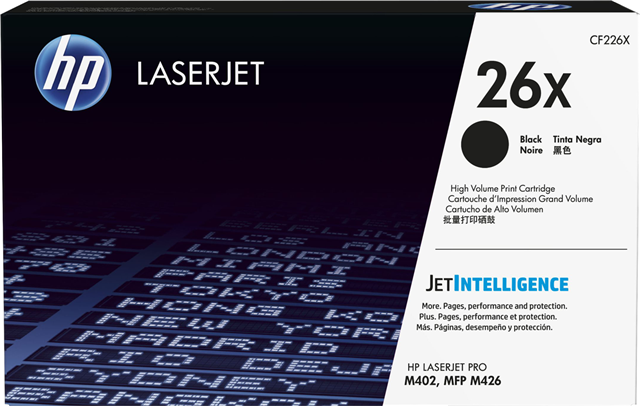 Compatible With: LaserJet Pro M402d, M402dn, M402dw, M402n, M426dw, MFP M426fdn, M426fdw, MFP M427fdn, M427fdw</br>Yield ~9,000 Pages (at 5% Coverage)