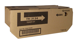 TK3134, Compatible With: FS-4300DN, FS-4200DN, M3550idn, M3560idn</br>Yield ~25,000 Pages (at 5% Coverage)