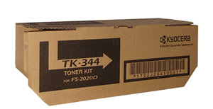 TK344, Compatible With: FS-2020D</br>Yield ~12,000 Pages (at 5% Coverage)