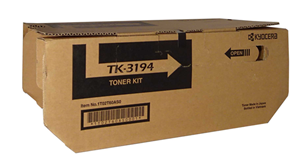 TK3194, Compatible With: P3055dn, P3060dn, P3155DN, P3260DN</br>Yield ~25,000 Pages (at 5% Coverage)