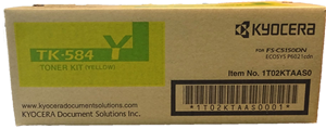 TK584Y, Compatible with: FS-C5150, FS-P6021CDN</br>Yield ~2,800 Pages (at 5% Coverage)