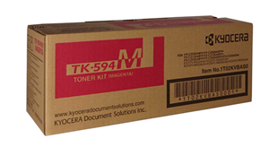 TK594M, Compatible with: FS-C2126, FS-C2026, P6026CDN</br>Yield ~5,000 Pages (at 5% Coverage)