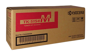 TK5154M, Compatible with: FS-P6035CDN, M6535cidn</br>Yield ~10,000 Pages (at 5% Coverage)