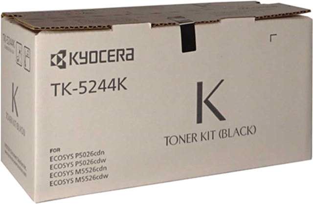 TK5244K, Compatible with: M5526, P5026,</br>Yield ~4,000 Pages (at 5% Coverage)