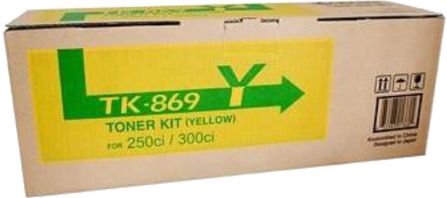 TK869M, Compatible With: TASKalfa 250i, 300i,  Yield ~12,000 Pages (at 5% Coverage)