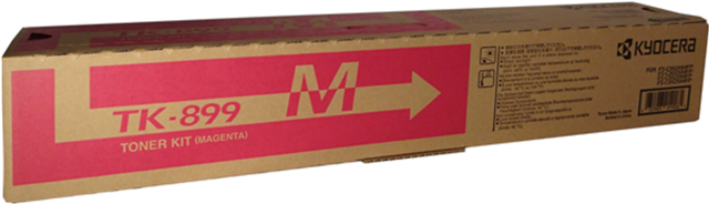 TK899M, Compatible with: FS-C8020MFP, FS-C8025MFP, FS-C8520MFP, FS-C8525MFP</br>Yield ~6,000 Pages (at 5% Coverage)