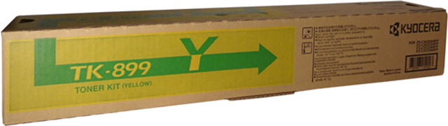 TK899Y, Compatible with: FS-C8020MFP, FS-C8025MFP, FS-C8520MFP, FS-C8525MFP</br>Yield ~6,000 Pages (at 5% Coverage)