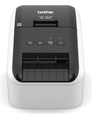 The QL800 offers two colour printing, in both black and red using DK22251 tapes.</br>USB connectivity for quick and easy set-up;</br>Print labels up to 62mm wide from your PC or Mac;</br>Built-in label editing software doesn't need installing. Simply click to run;</br>Print in black and red without needing ink or toner;</br>Print on pre sized labels (for your address or shipping labels) or continuous rolls up to 62mm wide (for indoor/outdoor signage).