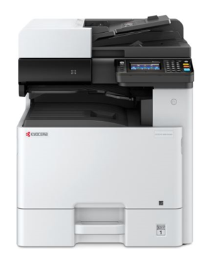 Print/Scan/Copy, Duplex, USB/Gigabit Ethernet, 24ppm (A4, Mono/Colour), 12ppm (A3, Mono/Colour), TK8119K Black Toner [KY5880, ~12000 Pages, TK-8119K], TK8119C/M/Y Colour Toners [KY5881,2,3, ~6000 Pages, TK-8119C/M/Y], PF470 Additional Paper Tray [KC5284, 500 Sheet, A4], PF471 Additional Paper Tray [KC5281, 1000 Sheet, A4], 1GB DDR DIMM Module [KC9126],  3 Year Onsite Waranty.