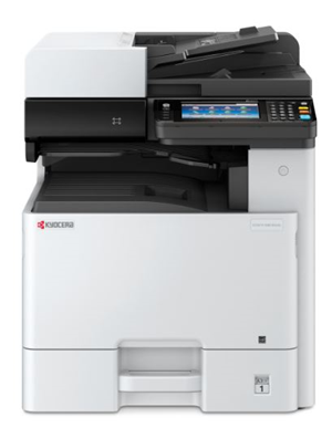 Print/Scan/Copy, Duplex, USB/Gigabit Ethernet, 30ppm (A4, Mono/Colour), 13ppm (A3, Mono/Colour), TK8119K Black Toner [KY5880, ~12000 Pages, TK-8119K], TK8119C/M/Y Colour Toners [KY5881,2,3, ~6000 Pages, TK-8119C/M/Y], PF470 Additional Paper Tray [KC5284, 500 Sheet, A4], PF471 Additional Paper Tray [KC5281, 1000 Sheet, A4], 1GB DDR DIMM Module [KC9126],  3 Year Onsite Warranty. EOFY