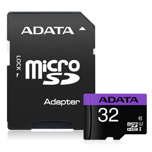 UHS I Speed Class 1
Speed Class 10
Sequential Read/Write: 50/10 MB/s
Includes Micro SD to SD card adapter