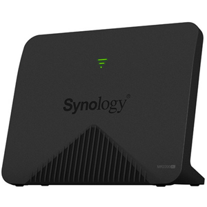 Embrace whole Wi-Fi coverage in your home and office with the intelligent Synology Mesh Router
MR2200ac,To build a mesh system, simply extend an existing RT2600ac Wi-Fi network with an
additional MR2200ac or integrate multiple MR2200ac mesh routers, Quad Core Processor, 256MB DDR3, 2T2R high-performance internal antenna (2.4 GHz / 5 GHz), 1 x Gigabit LAN, 1x Gigabit WAN, 1x USB3.0,, 802.11a/n/ac 5 GHz-1/ 5 GHz-2, 802.11b/g/n 2.4 GHz, simultaneous tri-band, Works with Fibre