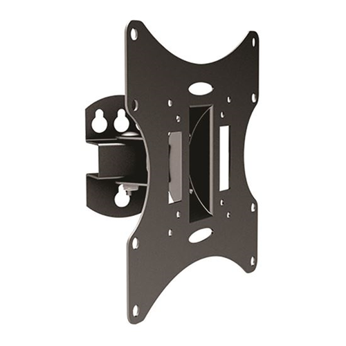 BRATECK 23''-42'' Pivoting wall mount bracket. Tilt and swivel. Supports VESA 75x75,100x100,200x100,200x200. Max Load 30Kgs. Hidden cable