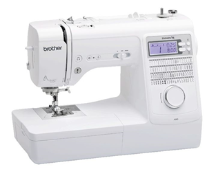 Innov-is quality stitching in a sturdy, value-packed sewing machine. Includes 80 stitches and 8 one-step buttonhole styles and twin needle capability for parallel top-stitching. Save time with auto needle threading and auto reinforcement at the beginning and end of seams.