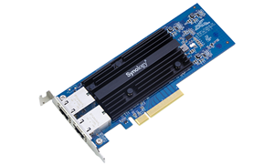 Dual-port 10Gbps Ethernet, Low Profile, high-speed 10GBASE-T add-in card for Synology NAS servers

Compatible NAS Models - https://www.synology.com/en-nz/products/E10G18-T2#specs