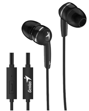 Crystal-clear audio, Extremely small and lightweight, Three sizes of soft silicone ear tips to provide the best fit for your ears, Inline control and microphone</br>EOFY