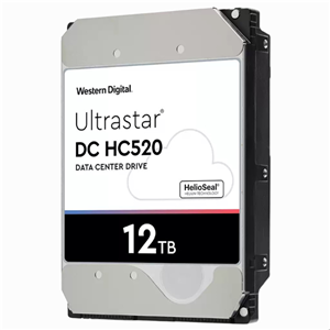 WD Ultrastar DC HC520 SATA 3.5" 7200RPM 256MB 12TB NAS HDD